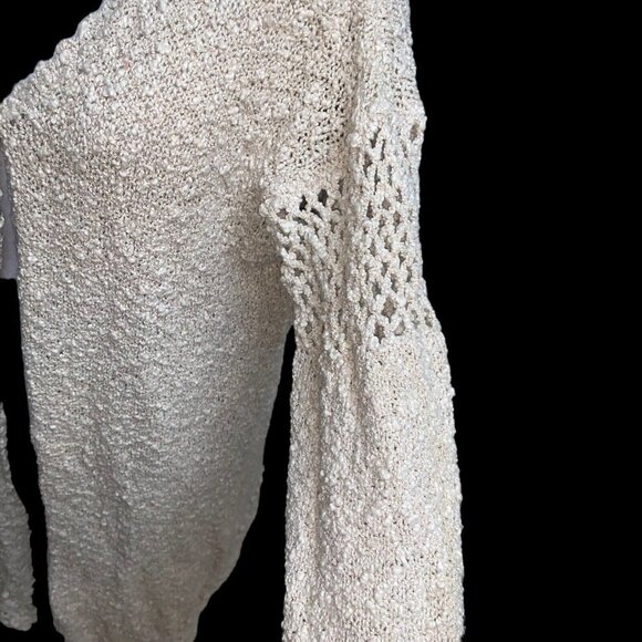 Carraig Donn Aran Women's M Medium Knit Cardigan Handknitted Ireland Knee Length - Picture 5 of 9